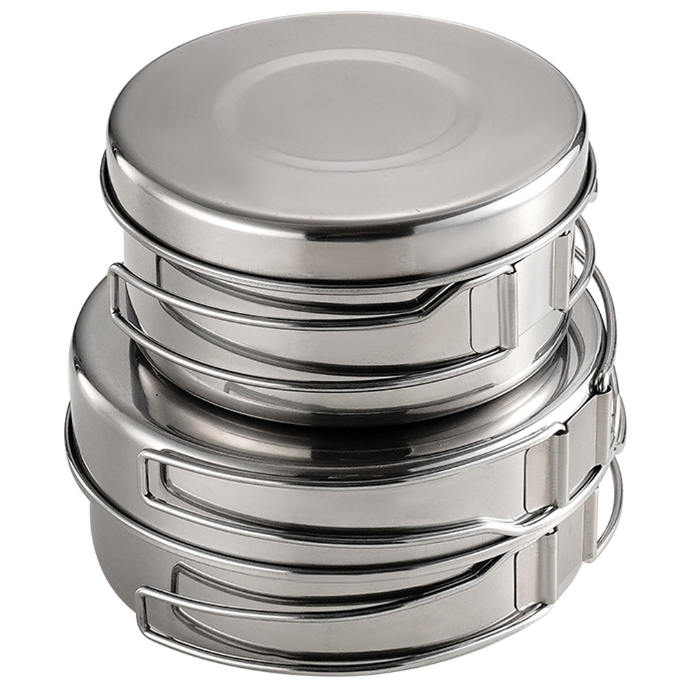 Camping Cooking Pan Set - 1 Juego de Utensilios de Cocina