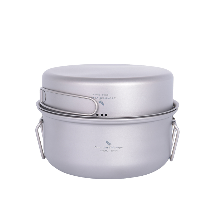 Camping Cooking Pan Set - Juego de utensilios de cocina para