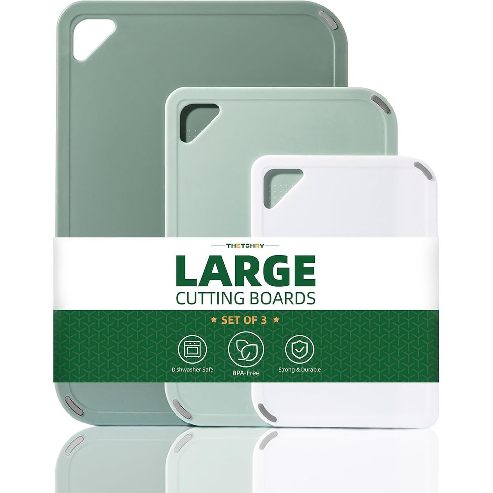 Camping Cooking Set Large - Juego de 3 tablas de cortar
