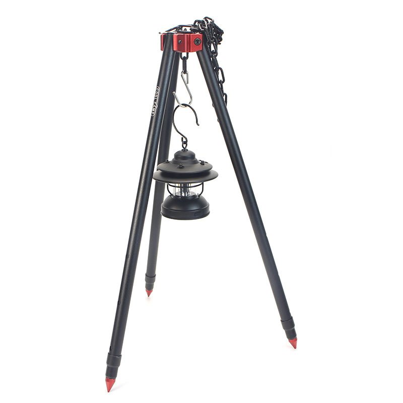 Camping Cooking Pot Tripod - Trípode de hoguera grande para exteriores,