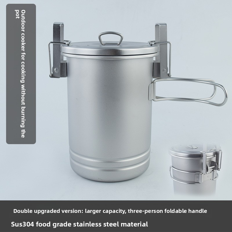 Camping Cooking Pot - Olla multifuncional para cocinar arroz en