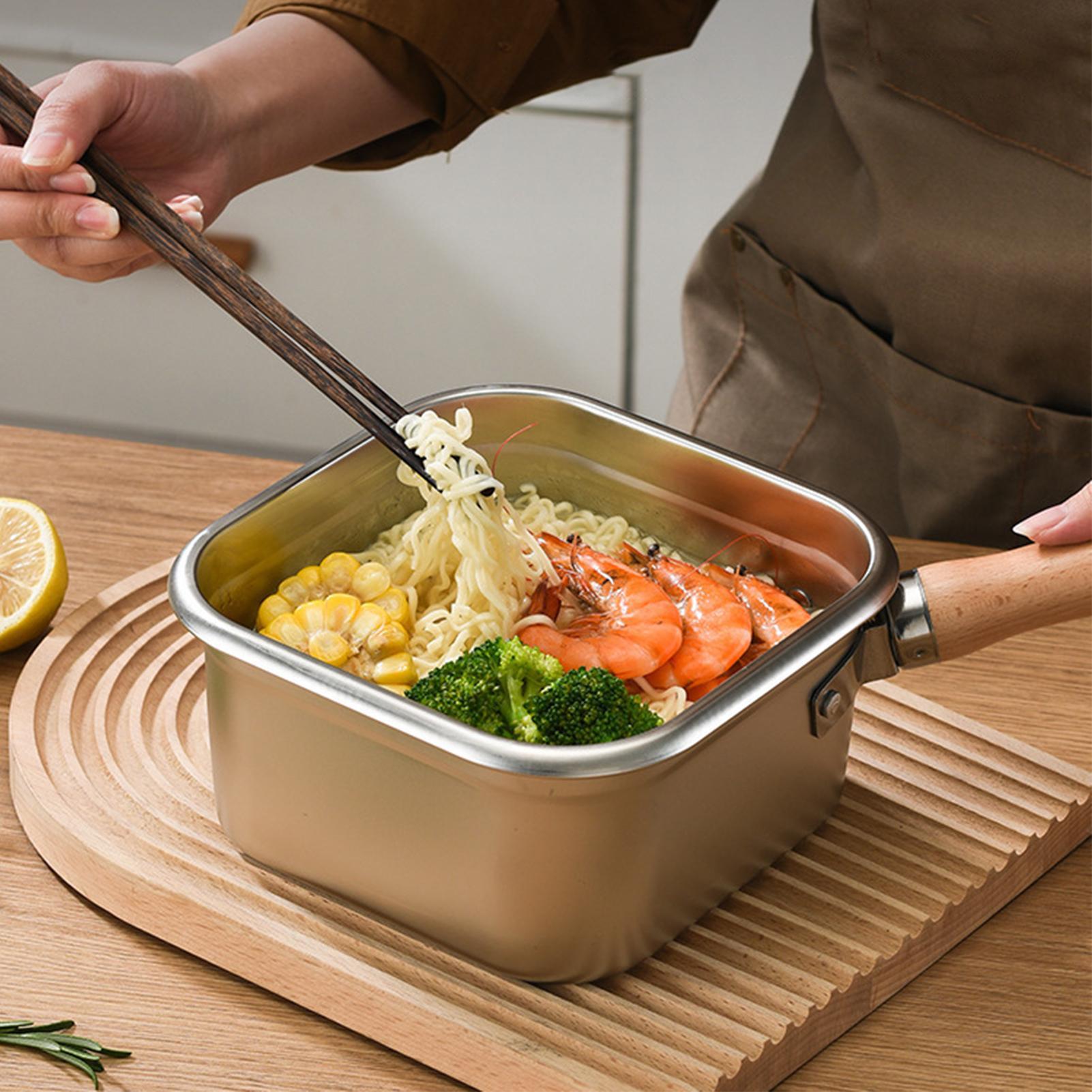 Camping Cooking Set Large - Juego de Sartenes Cuadradas para Freír,