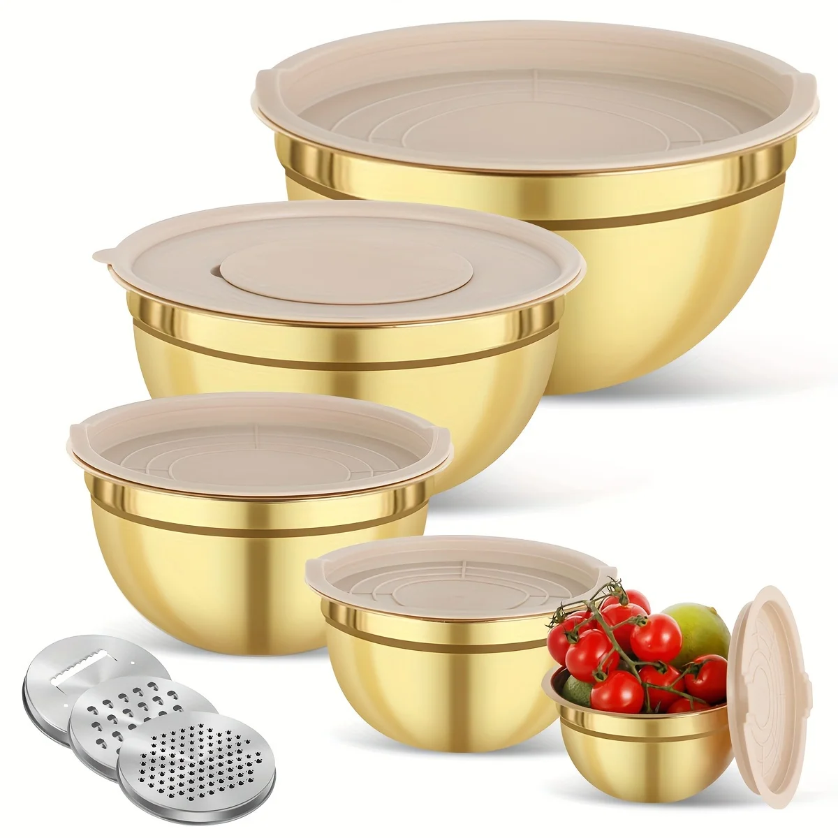 Camping Cooking Pan Set - Juego de tazones para mezclar de