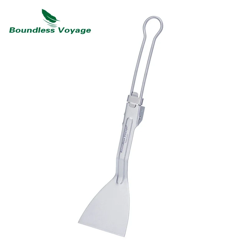 Camping Cooking Handle - Espátula de titanio Boundless Voyage, pala