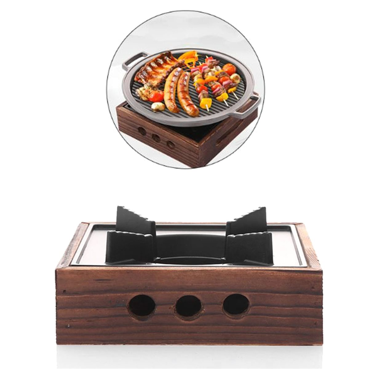Japanese Camping Cooking - Olla Multiusos de Diseño Japonés, Estufa