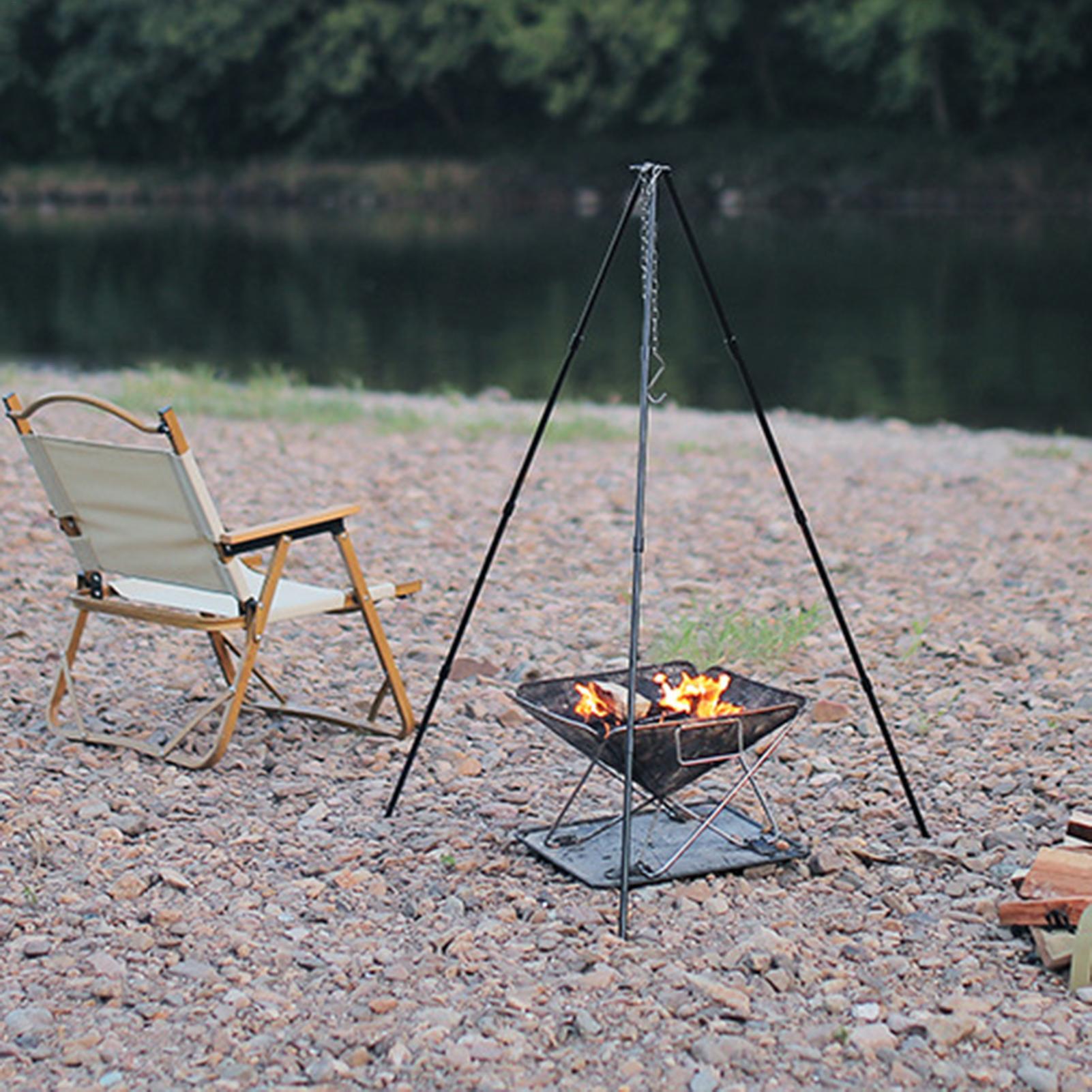 Camping Cooking Pot Tripod - Trípode Grande para Fogatas al Aire