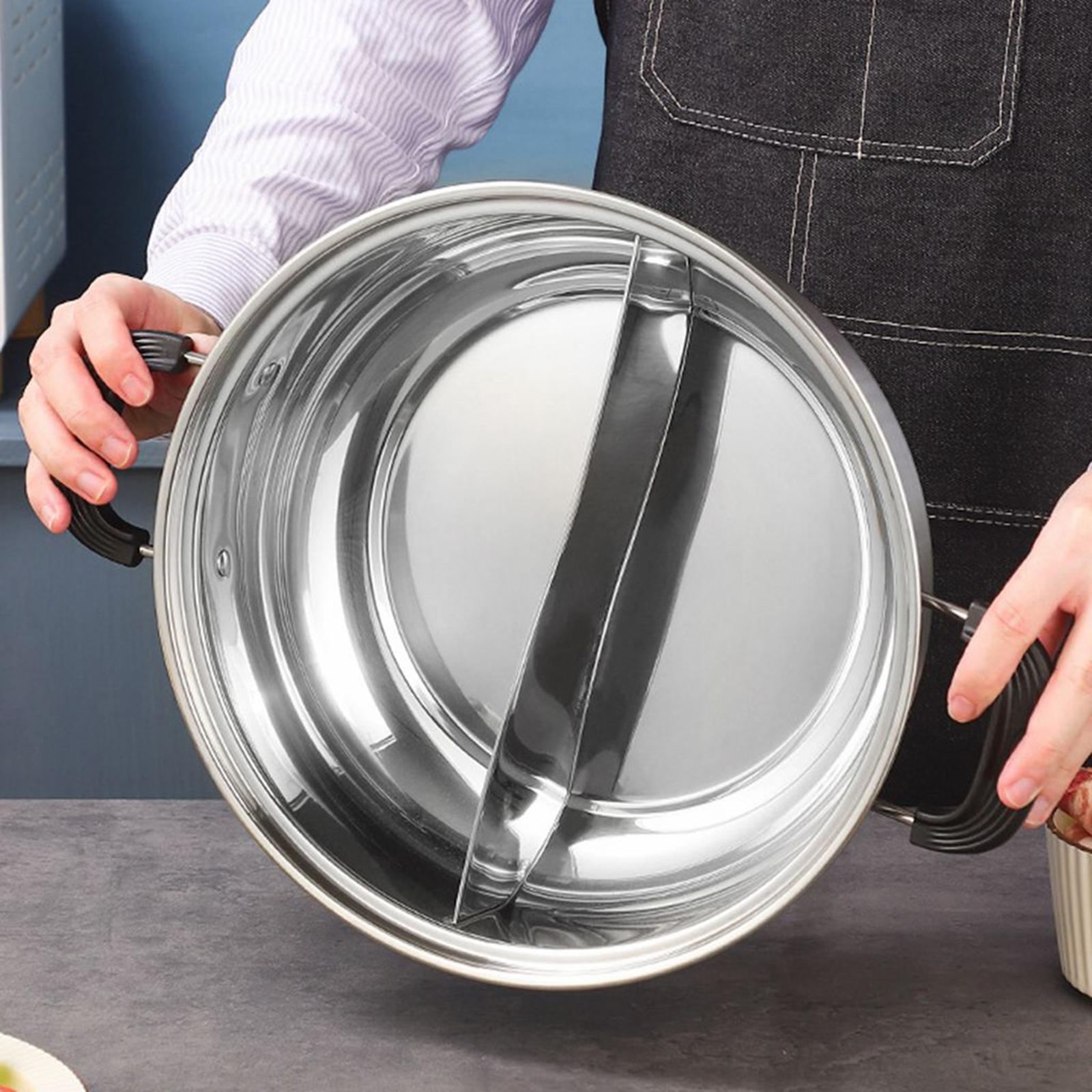 Camping Cooking Pot - Olla para Hot Pot con Divisor,