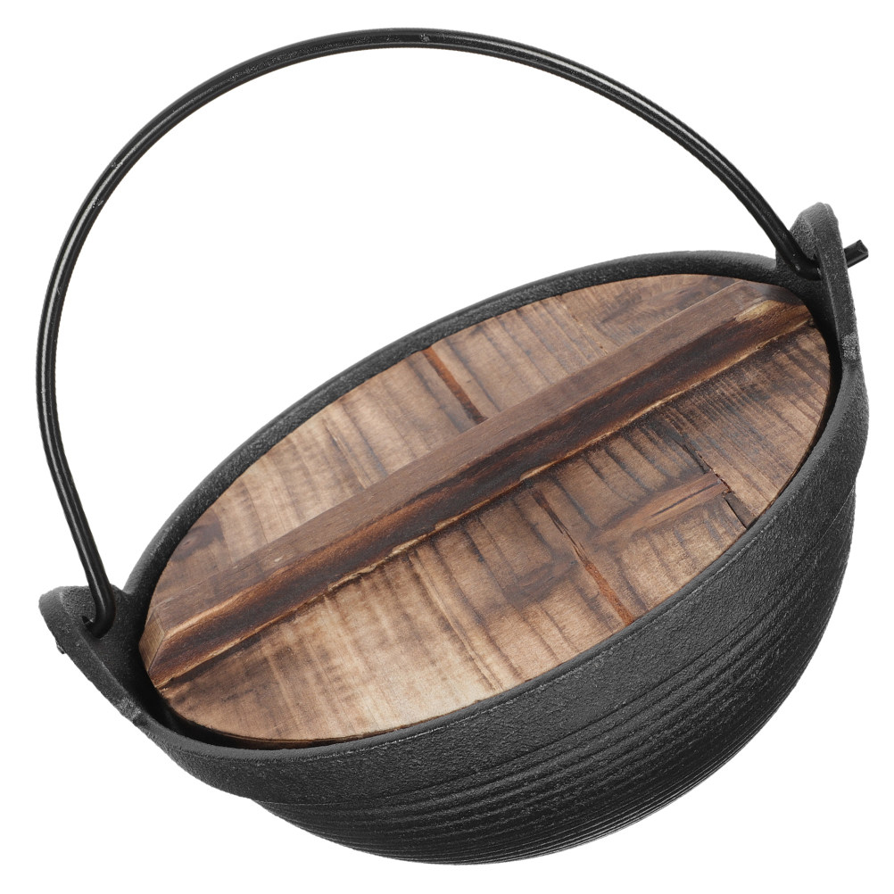 Japanese Camping Cooking - Olla de hierro estilo japonés para