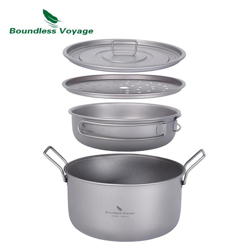 Camping Cooking Pan Set - Olla de cocina para acampar de
