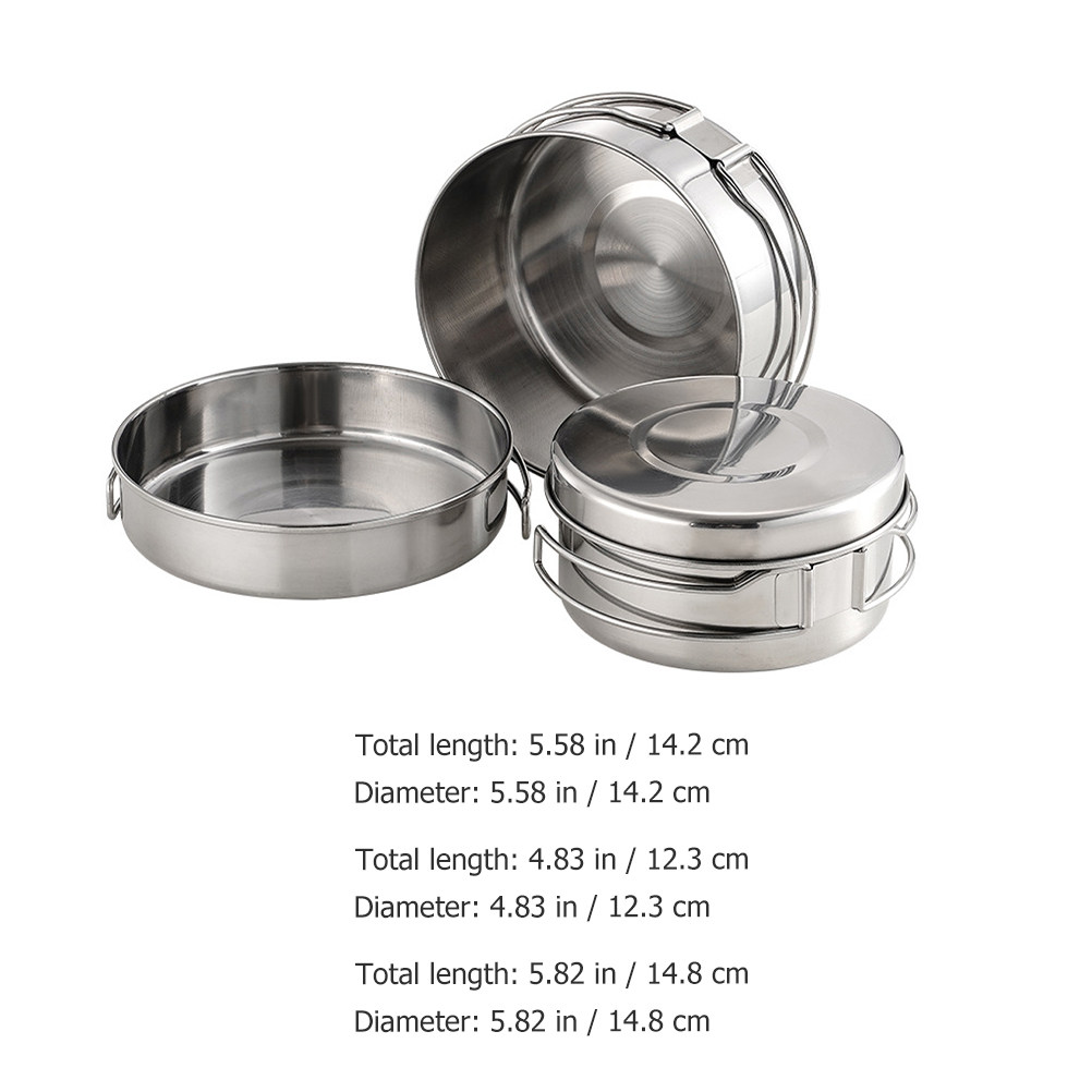 1 Juego de Utensilios de Cocin - Camping Cooking Pan Set reseña y precio