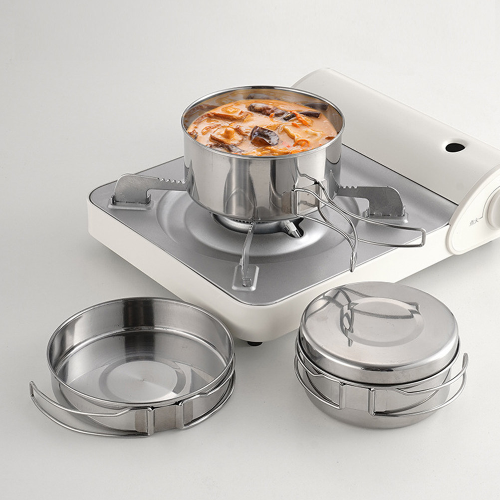 1 Juego de Utensilios de Cocin - Camping Cooking Pan Set reseña y precio