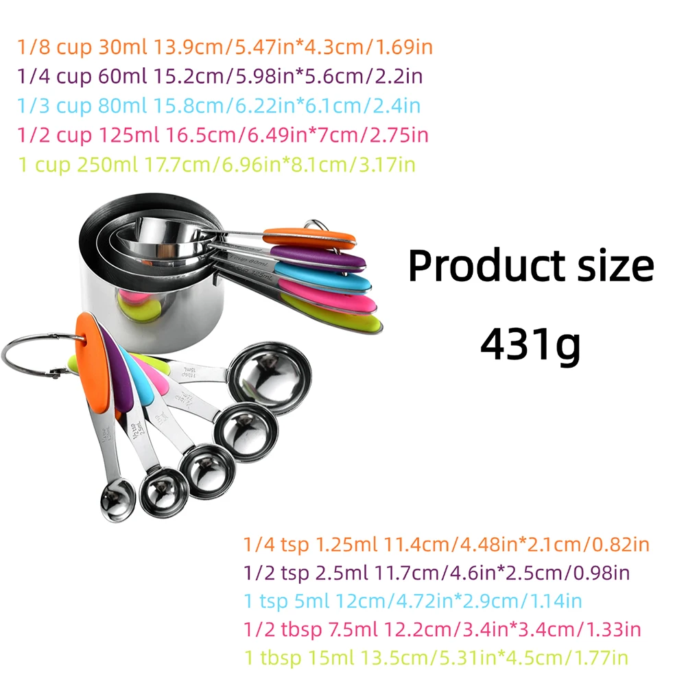 Juego de tazas y cucharas medi - Camping Cooking Pan Set reseña y precio