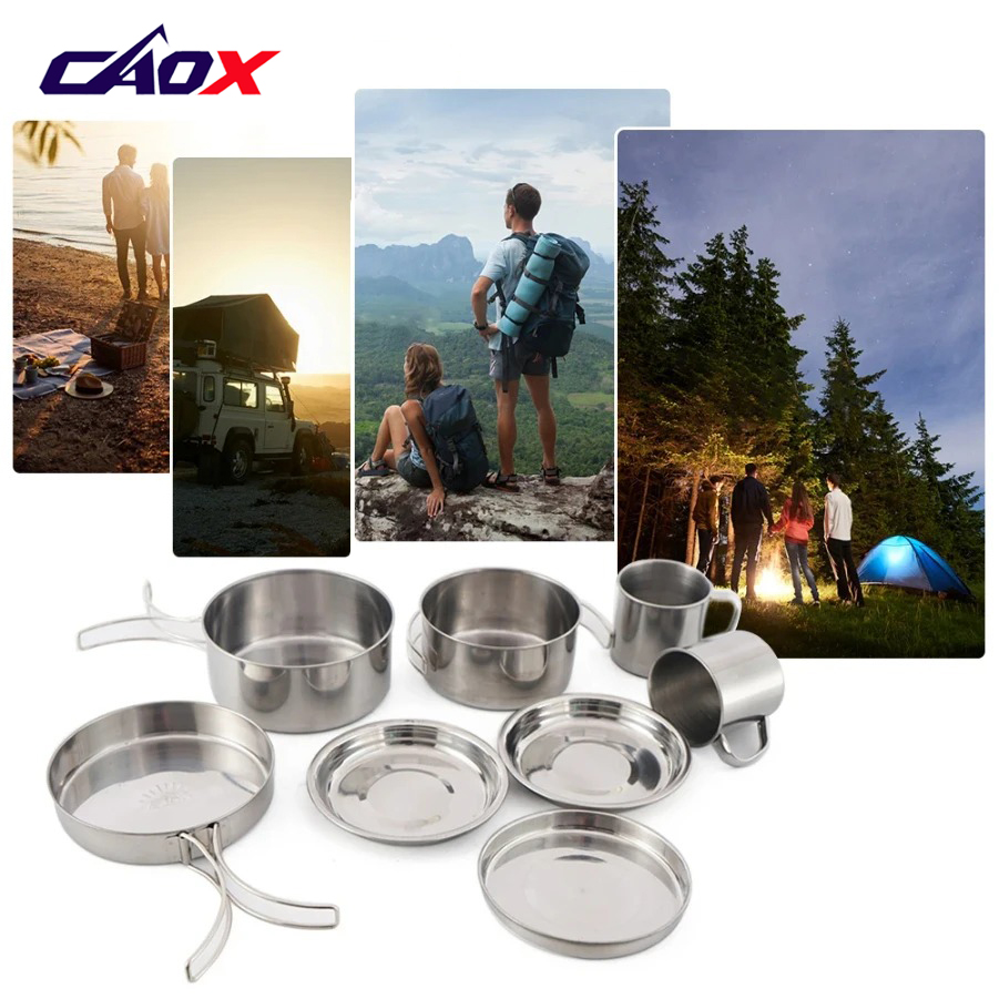CAOX Juego de Utensilios de Co - Camping Cooking Set Large reseña y precio