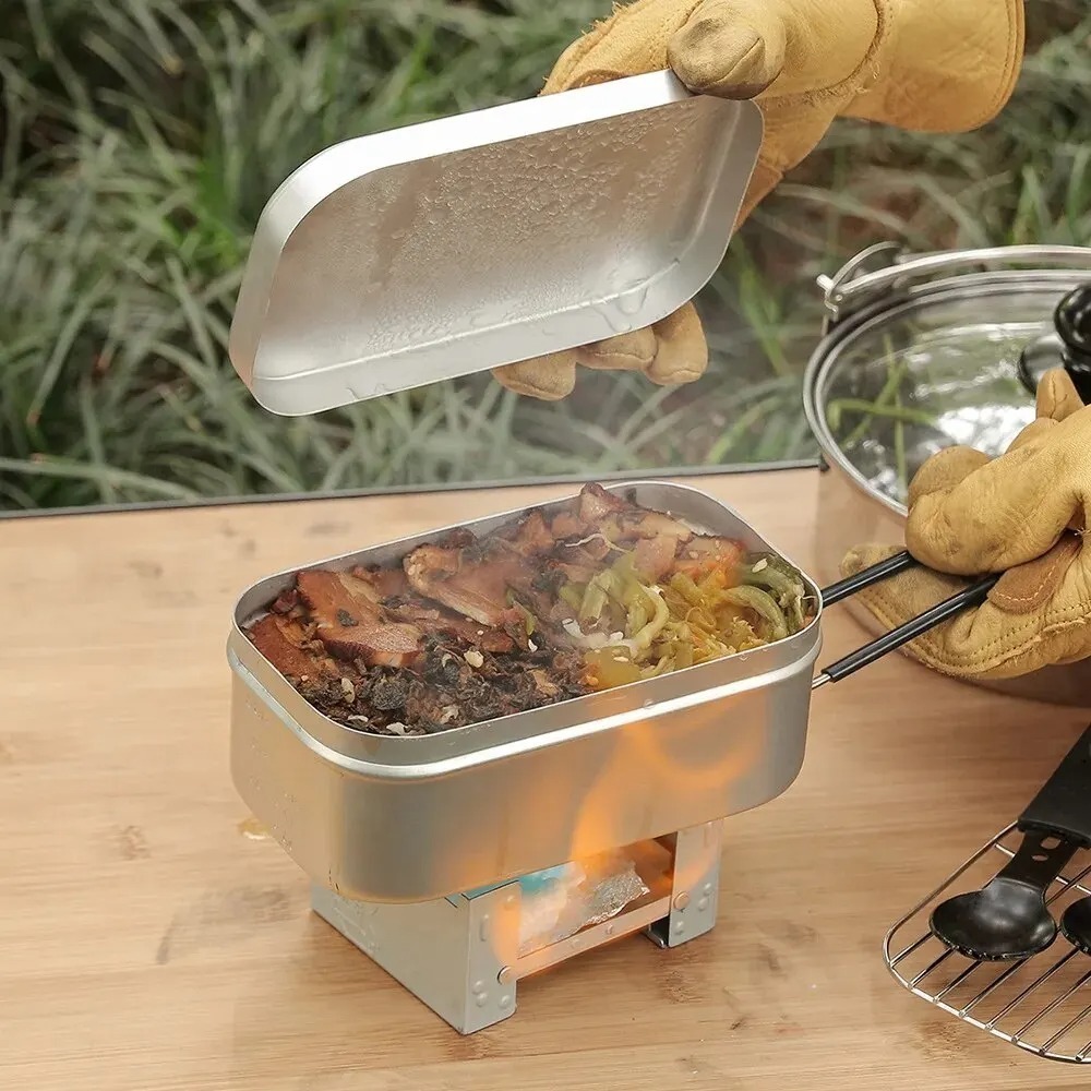 Vajilla ultraligera para acamp - Camping Cooking Pot reseña y precio
