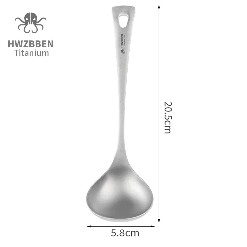 HWZBBEN-cucharas de sopa de ti - Camping Cooking Handle reseña y precio
