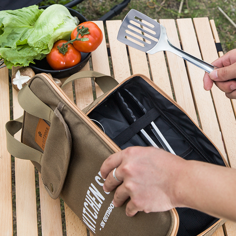 Juego de Utensilios de Cocina  - Camping Cooking Pan Set reseña y precio