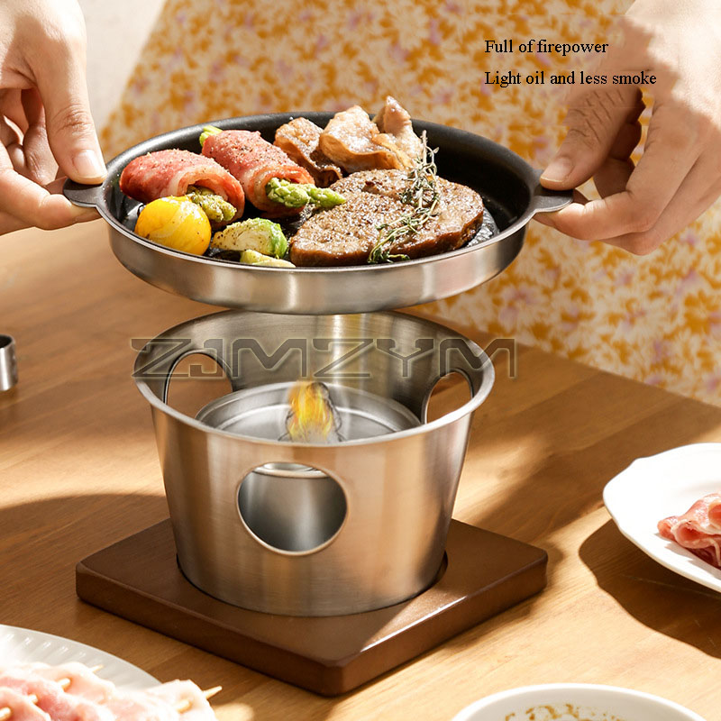Mini parrilla de barbacoa core - Japanese Camping Cooking reseña y precio