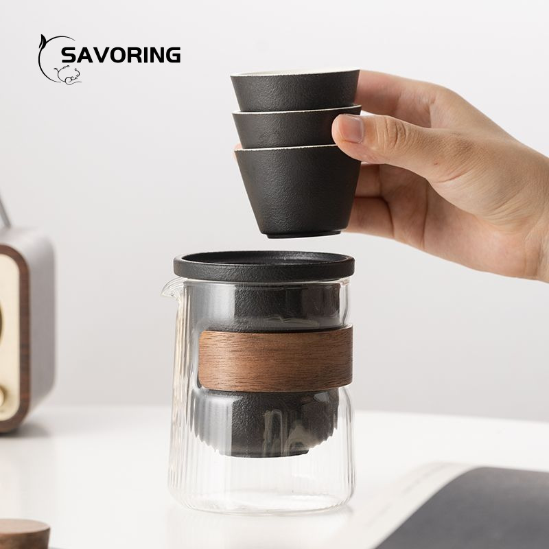 Juego de té de cerámica chino  - Camping Cooking Pan Set reseña y precio