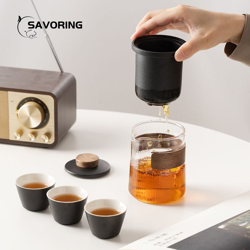 Juego de té de cerámica chino  - Camping Cooking Pan Set reseña y precio