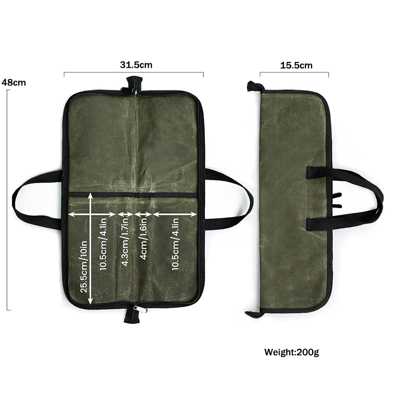 Bolsa para cuchillos de Chef d - Japanese Camping Cooking reseña y precio