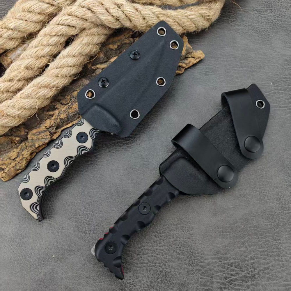 Cuchillo Recto G10 Handle Outd - Camping Cooking Knife With Sheath reseña y precio