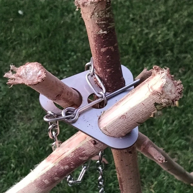 Trípode Portátil Desmontable p - Camping Cooking Pot Tripod reseña y precio