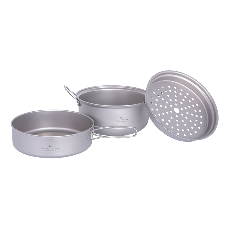 Juego de utensilios de cocina  - Camping Cooking Pan Set reseña y precio
