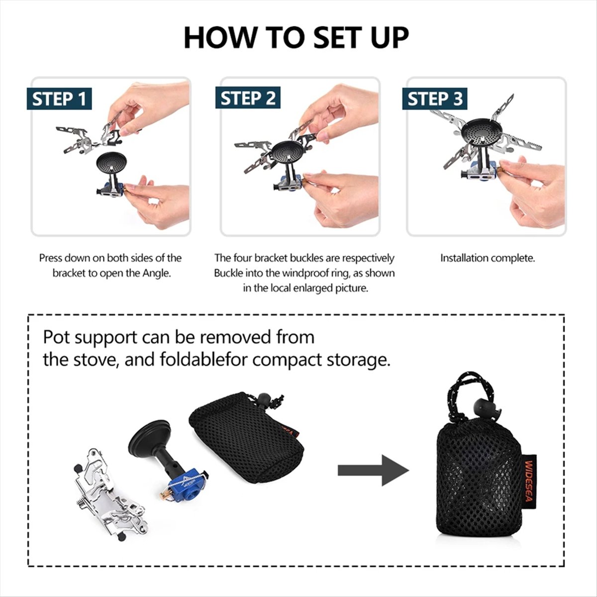 ABJV Quemador de gas para acam - Camping Cooking Gazebo reseña y precio