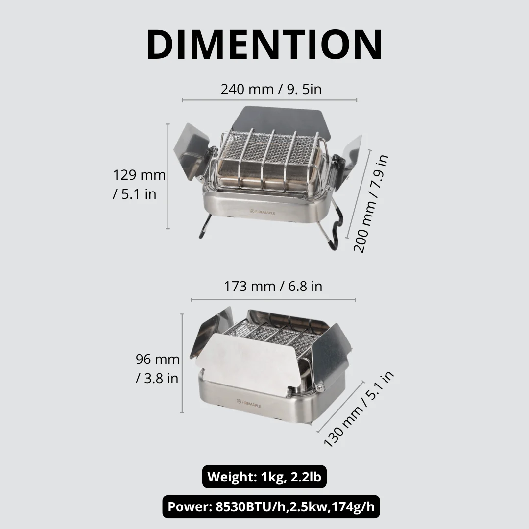 Estufa de Camping de Gas X de  - Camping Cooking Gazebo reseña y precio