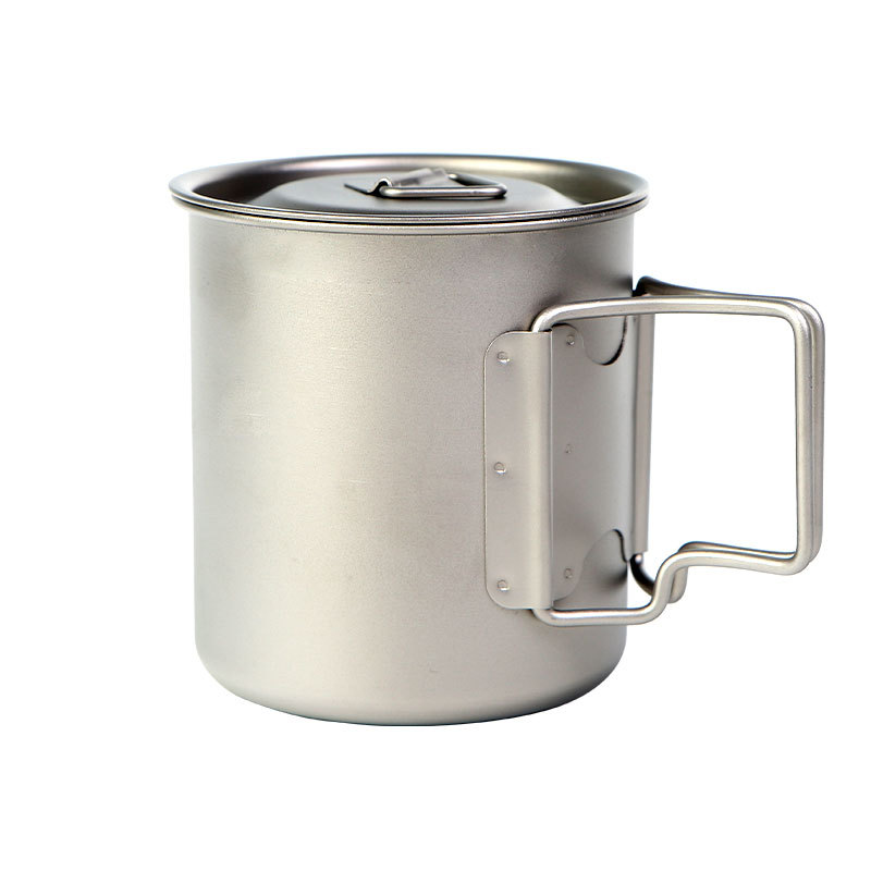 Tazas de titanio para acampar, - Camping Cooking Handle reseña y precio
