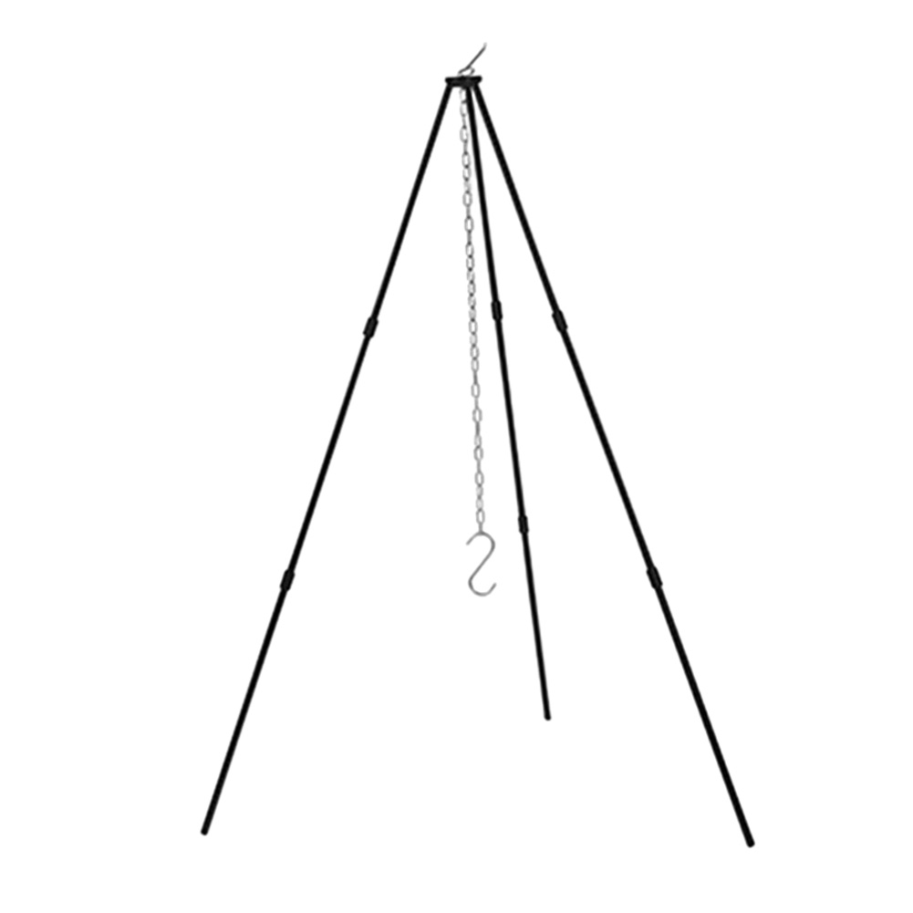 Trípode portátil para cocinar  - Camping Cooking Pot Tripod reseña y precio