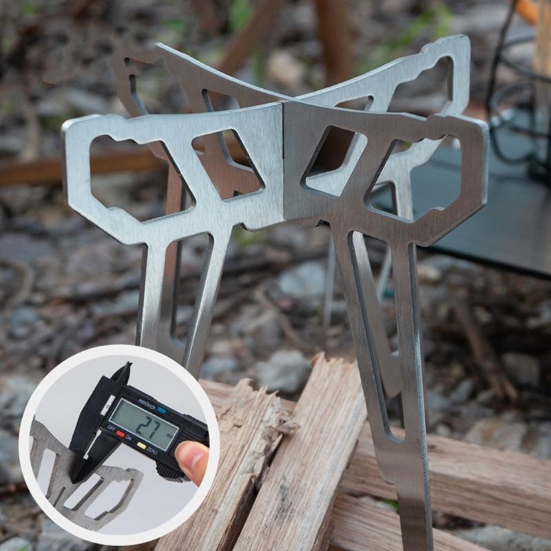Base estufa campamento plegabl - Camping Cooking Pot Tripod reseña y precio