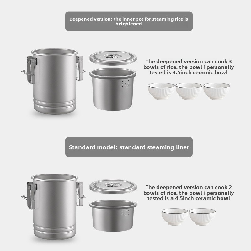 Olla multifuncional para cocin - Camping Cooking Pot reseña y precio