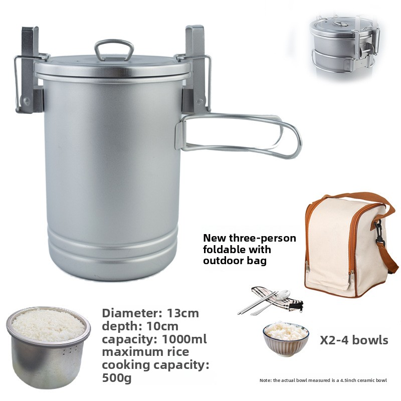 Olla multifuncional para cocin - Camping Cooking Pot reseña y precio