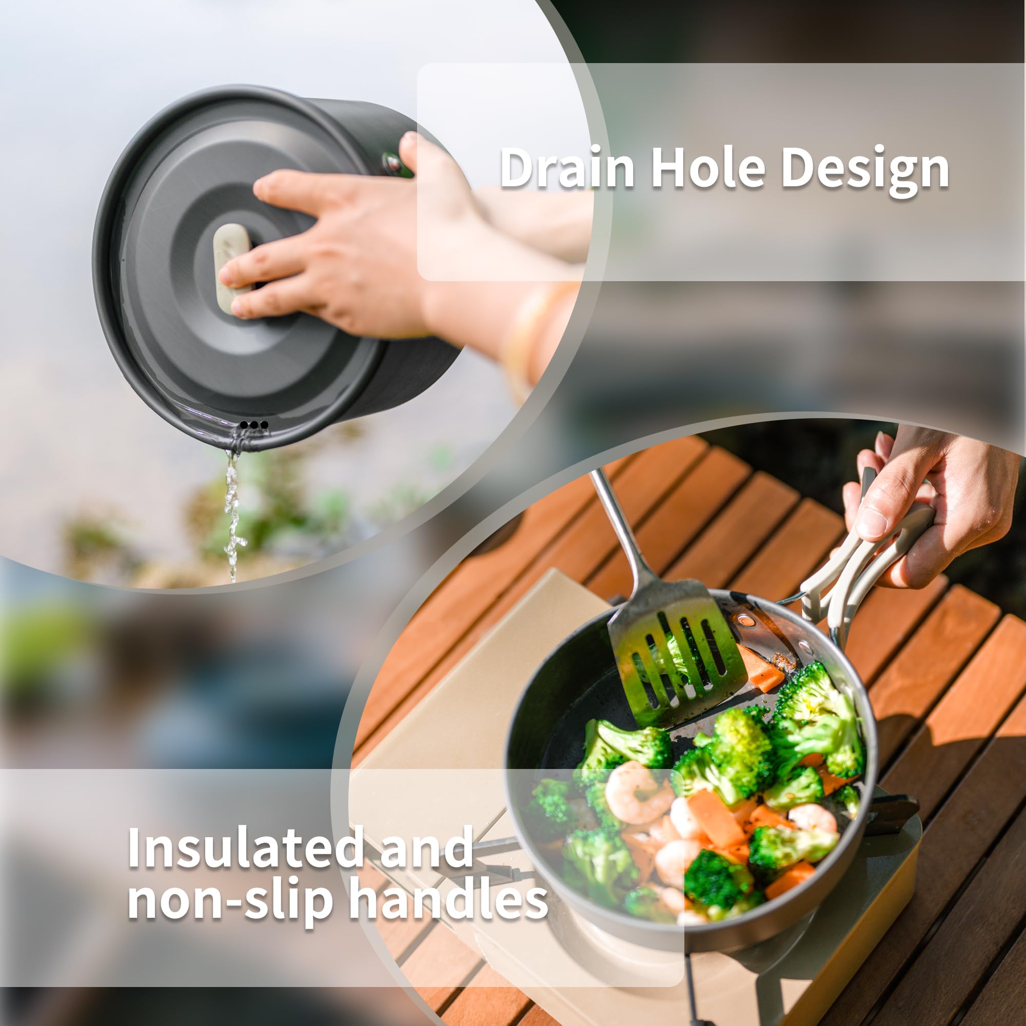 Olla para Sopa Naturehike para - Camping Cooking Set Large reseña y precio