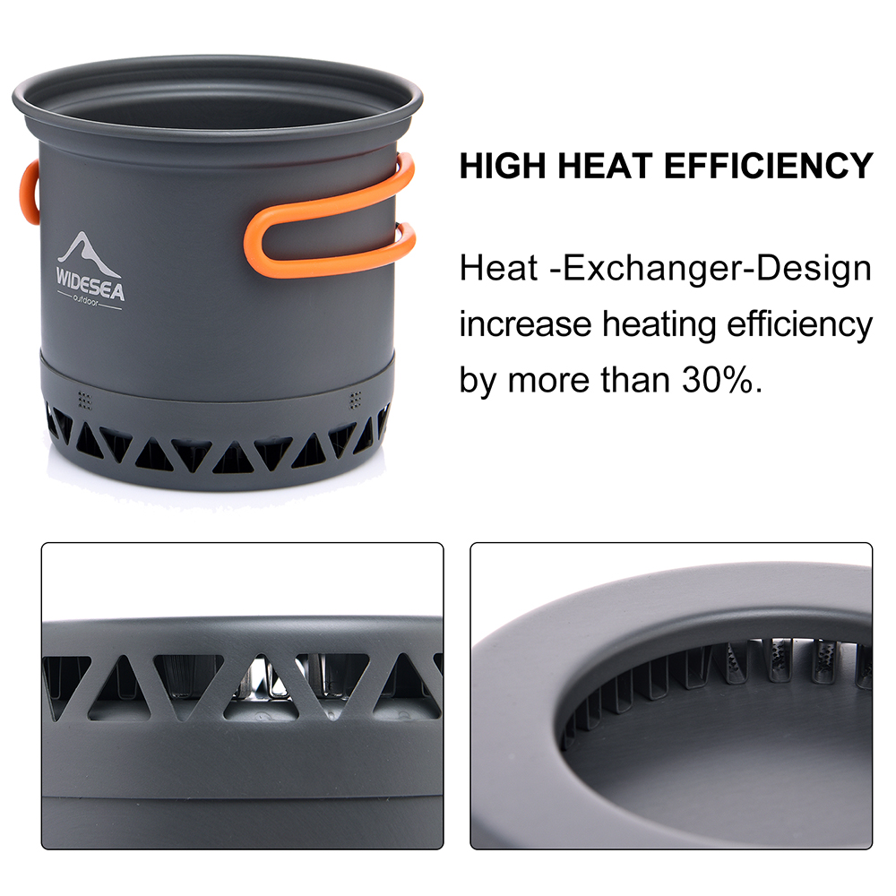 Widesea Camping 1.3L 2.3L uten - Camping Cooking Set Jetboil reseña y precio