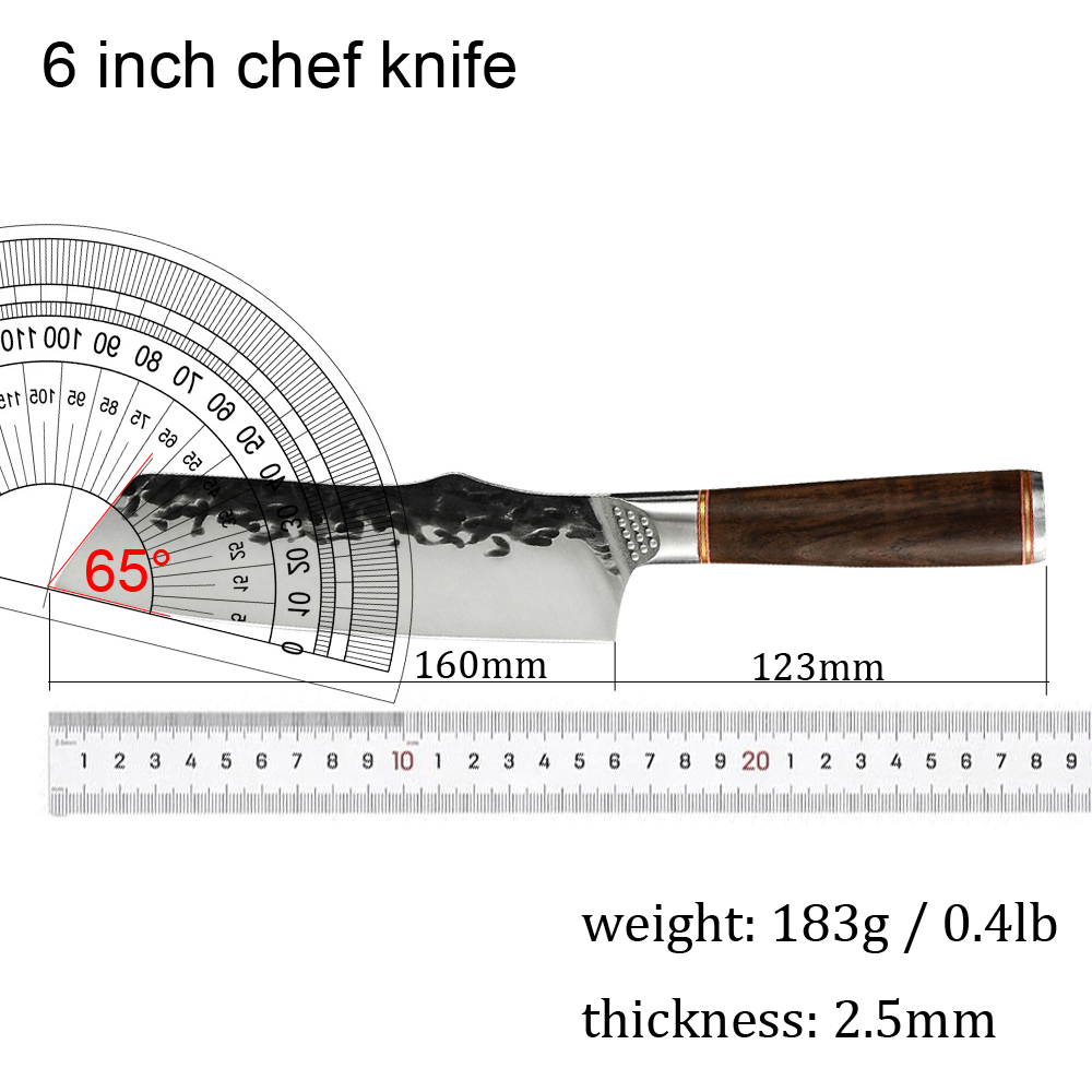RZD Chef cocina cuchillo de pe - Camping Cooking Knife With Sheath reseña y precio