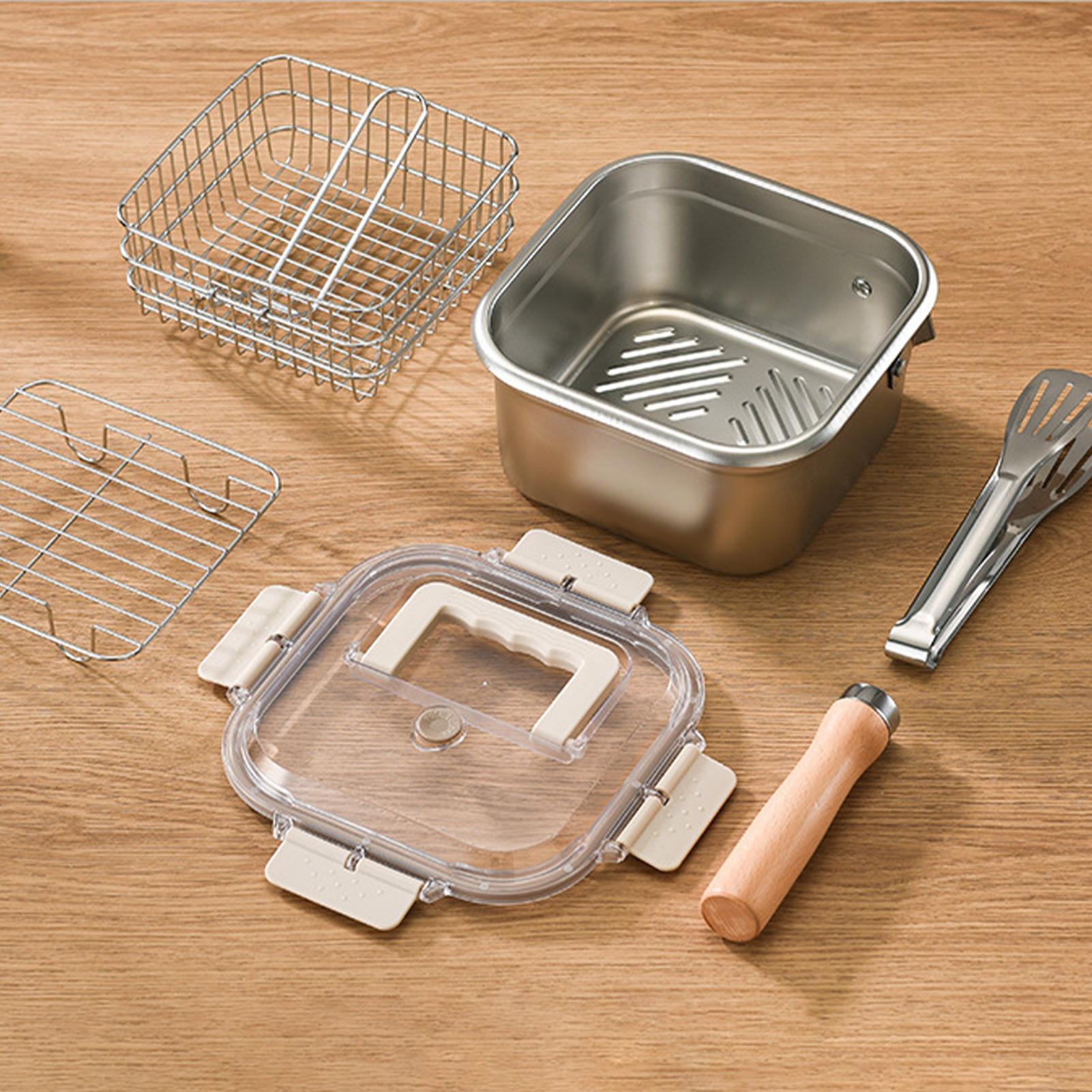Juego de Sartenes Cuadradas pa - Camping Cooking Set Large reseña y precio