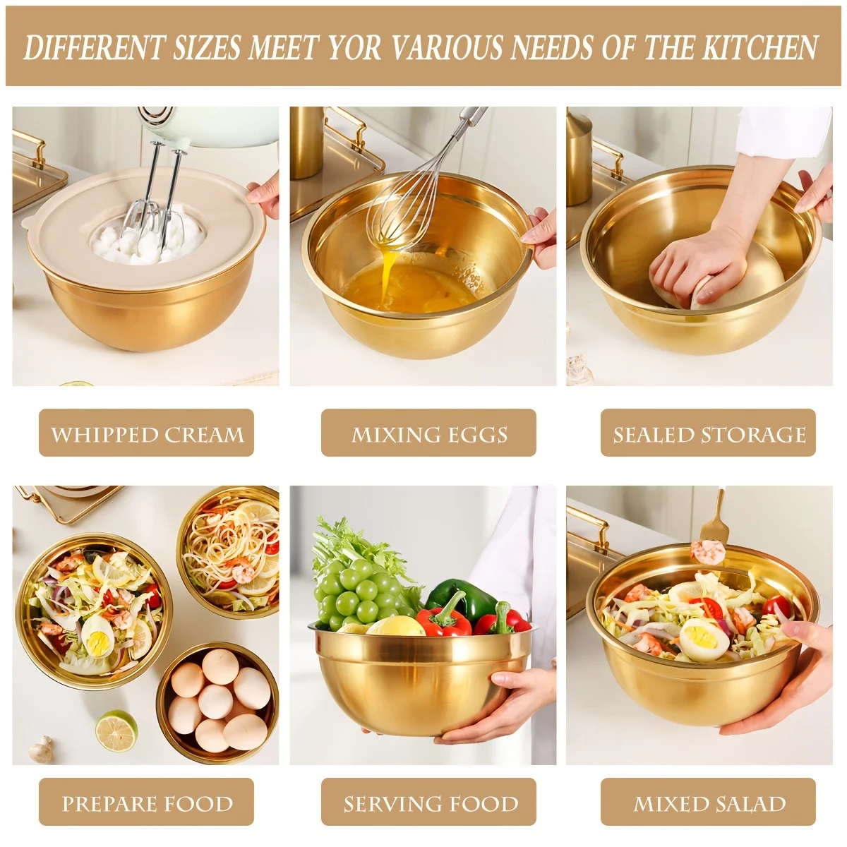 Juego de tazones para mezclar  - Camping Cooking Pan Set reseña y precio