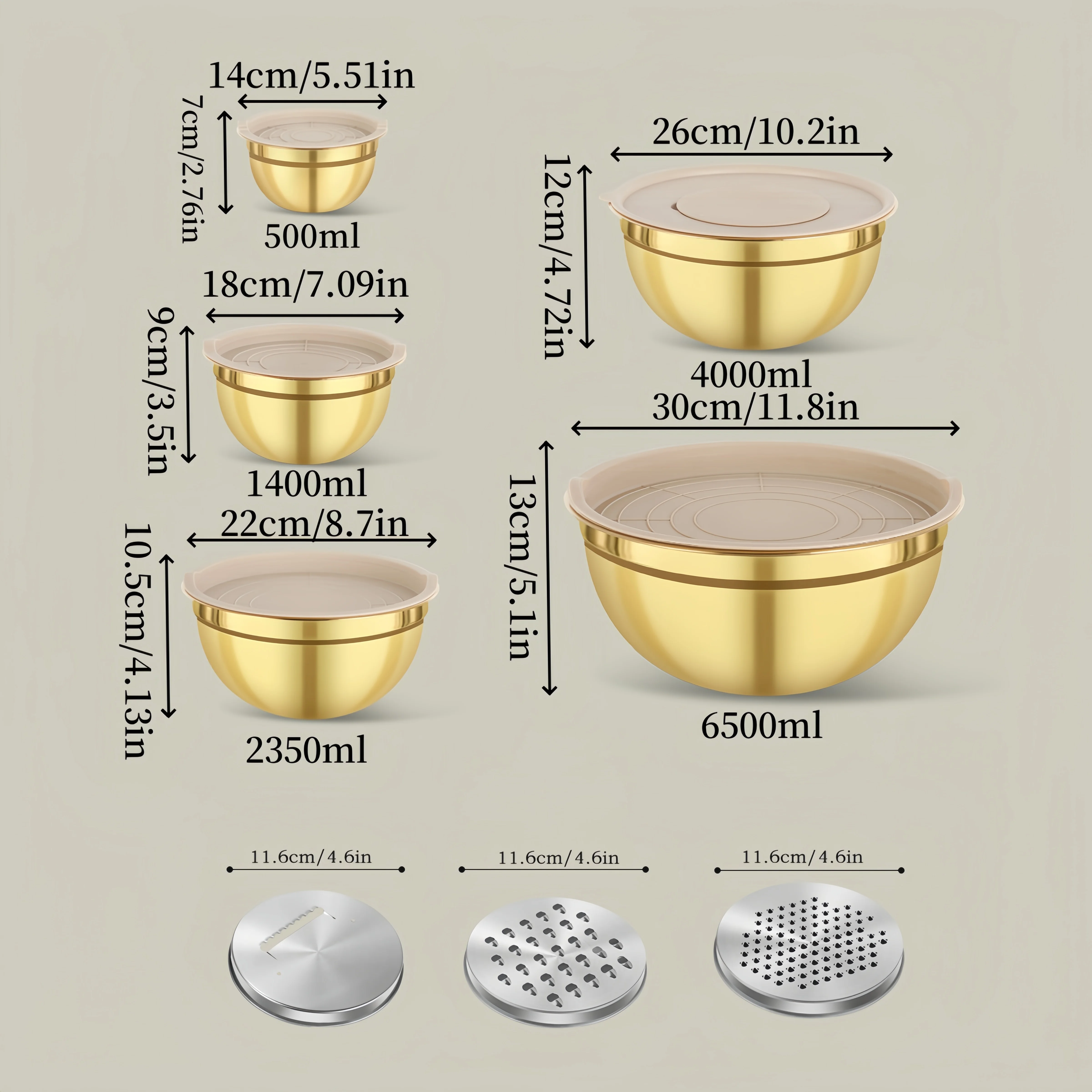 Juego de tazones para mezclar  - Camping Cooking Pan Set reseña y precio
