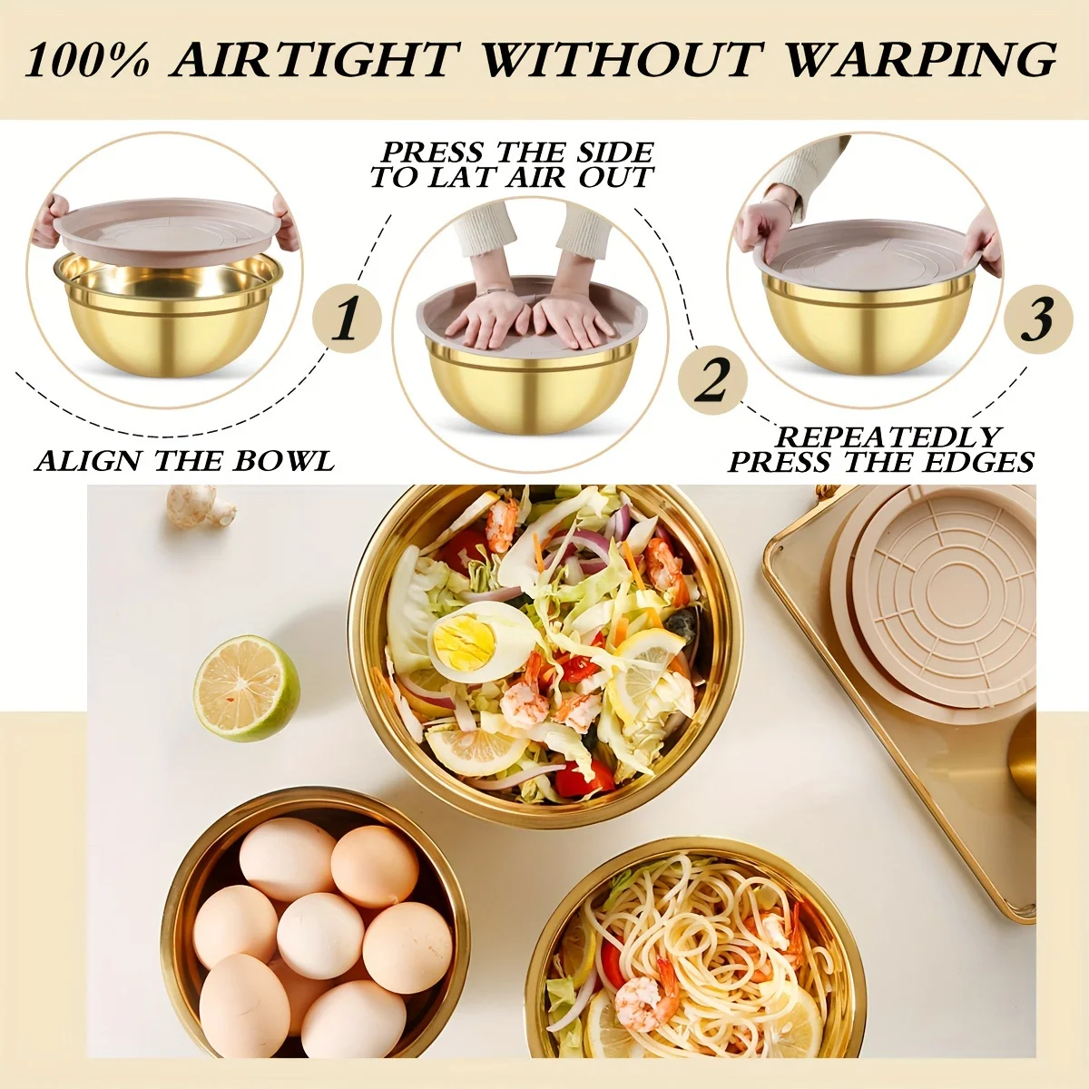 Juego de tazones para mezclar  - Camping Cooking Pan Set reseña y precio