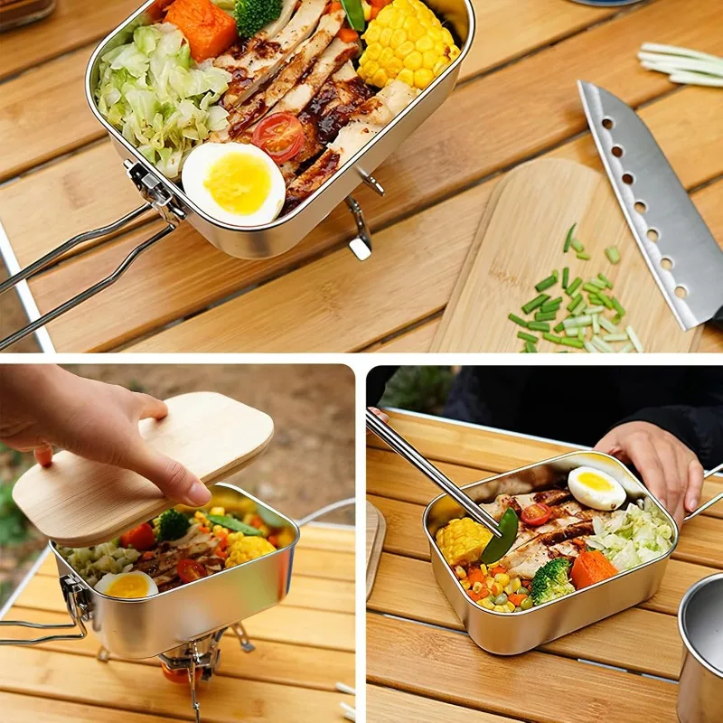 Fiambrera de acero inoxidable  - Camp Cutting Board reseña y precio