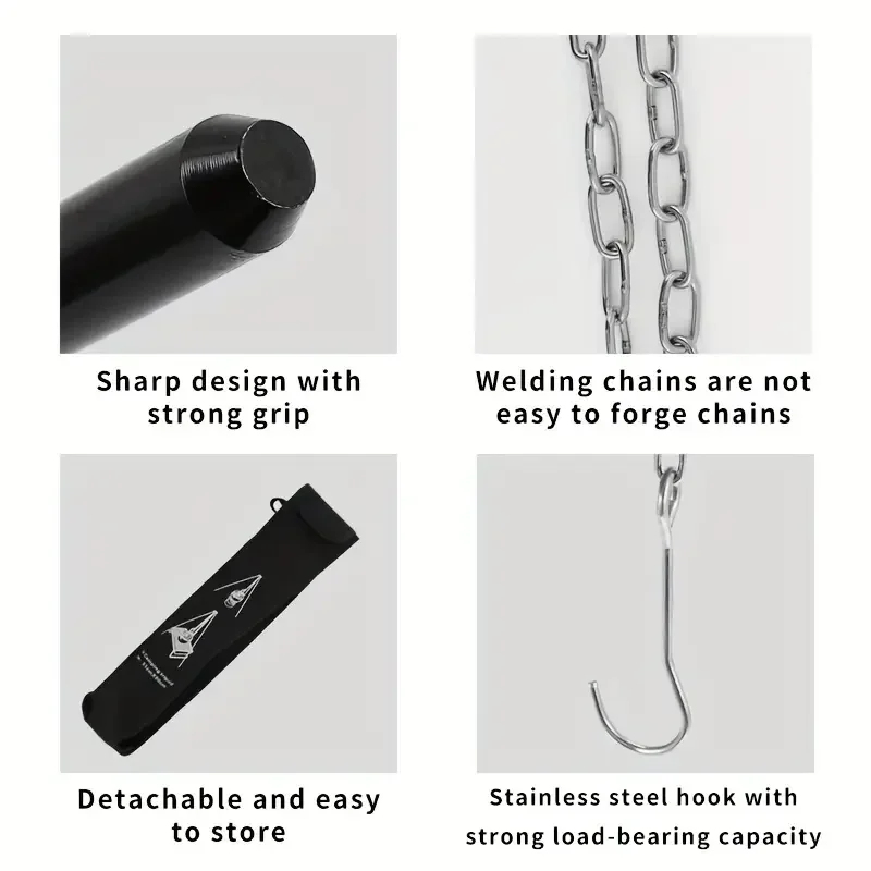 Soporte de Trípode Plegable Po - Camping Cooking Pot Tripod reseña y precio