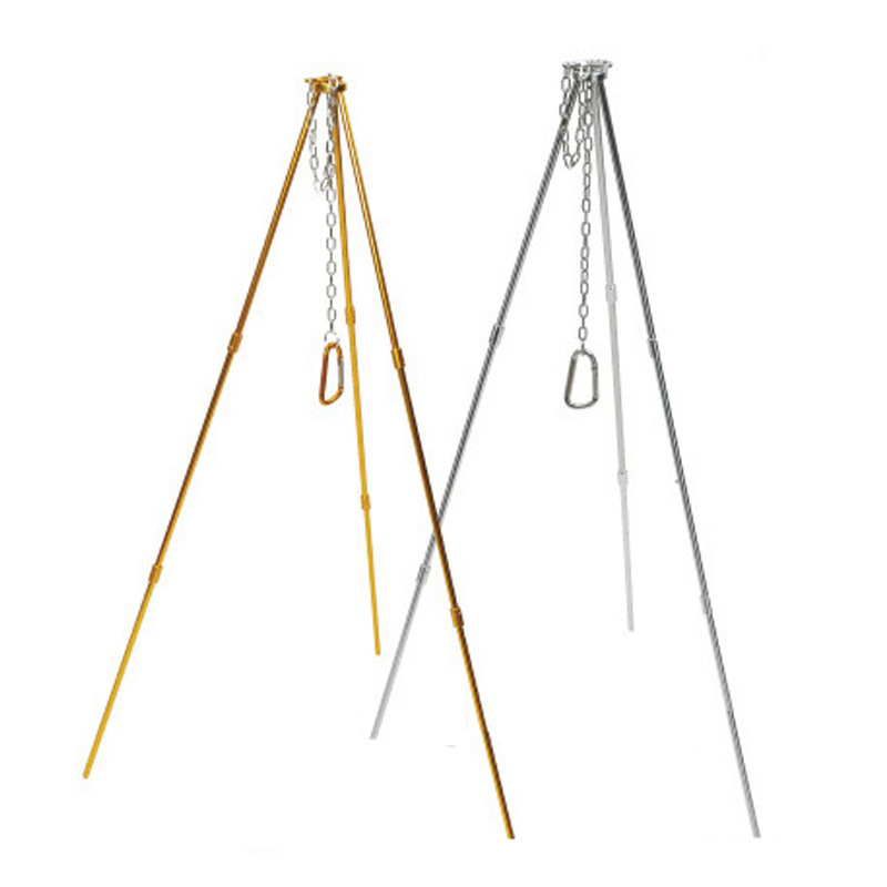 Trípode para acampar al aire l - Camping Cooking Pot Tripod reseña y precio