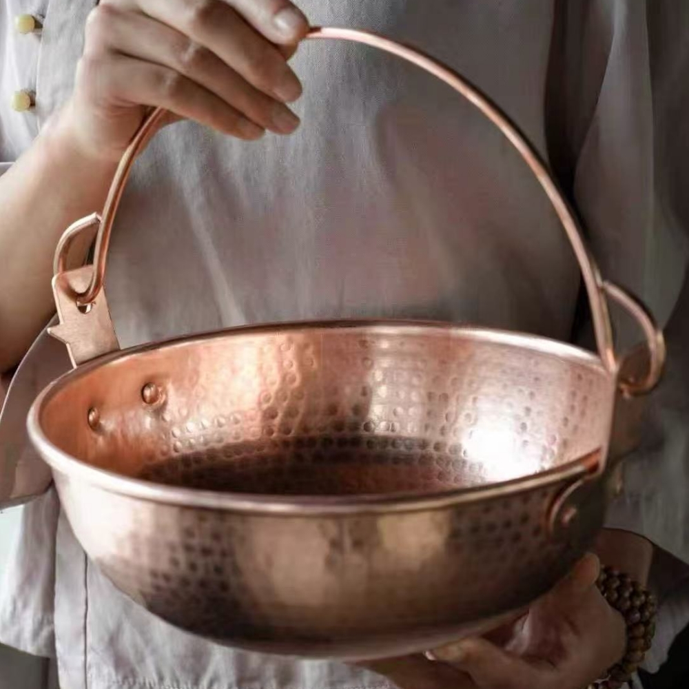 Olla colgante de cobre Vintage - Camping Cooking Pot reseña y precio