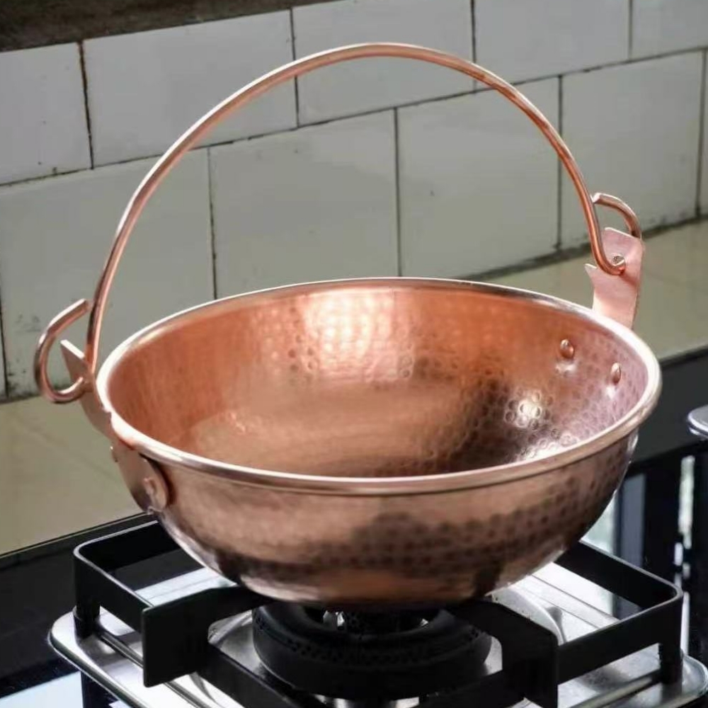 Olla colgante de cobre Vintage - Camping Cooking Pot reseña y precio