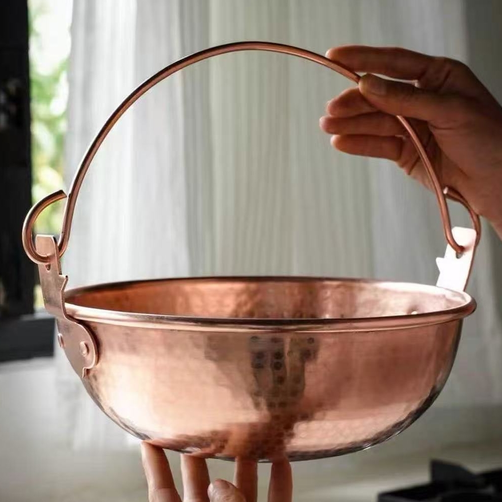 Olla colgante de cobre Vintage - Camping Cooking Pot reseña y precio