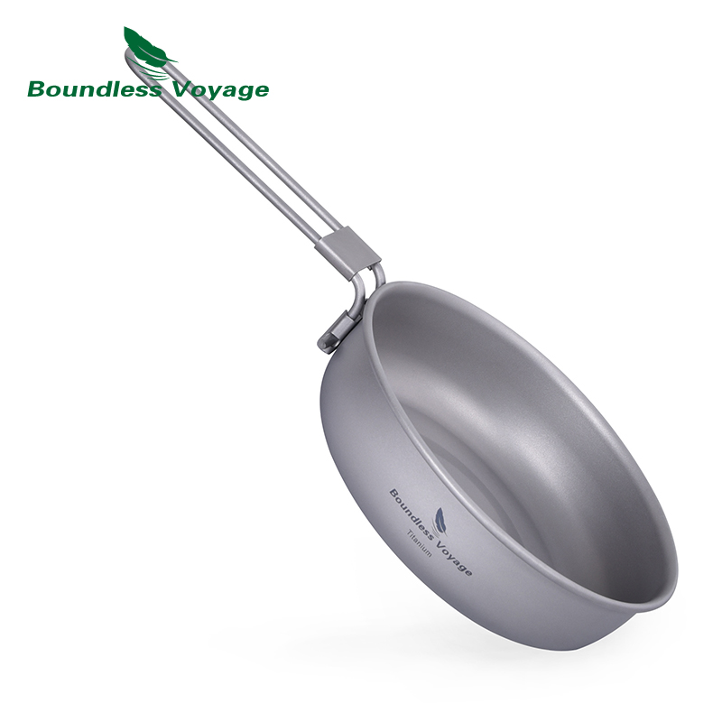 Sartén de titanio ultraligera  - Camping Cooking Equipment reseña y precio
