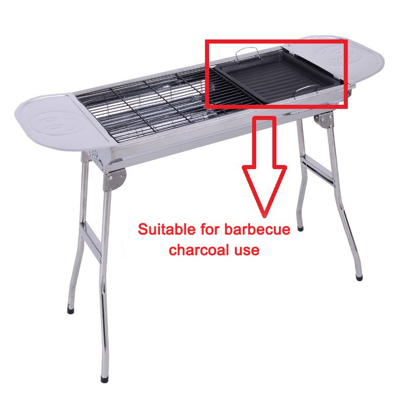 Sartén cuadrada gruesa para ex - Camping Cooking Handle reseña y precio