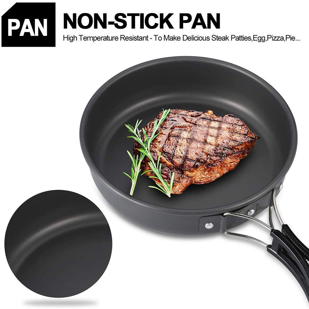 Juego de utensilios de cocina  - Camping Cooking Set Large reseña y precio